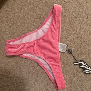 Revolve velvet swim bottoms